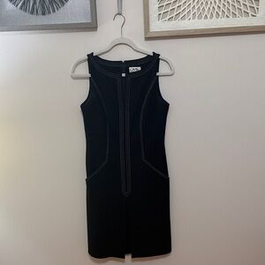 Carmen Marc Valvo Designer Black Dress